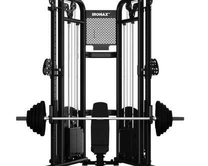 Ironax - XFT Functional Trainer/Half Rack Strength Combo