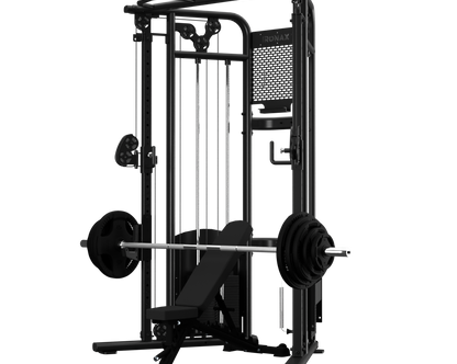Ironax - XFT Functional Trainer/Half Rack Strength Combo