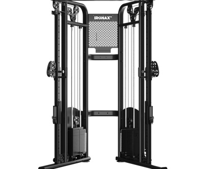 Ironax - XFT Functional Trainer/Half Rack Strength Combo