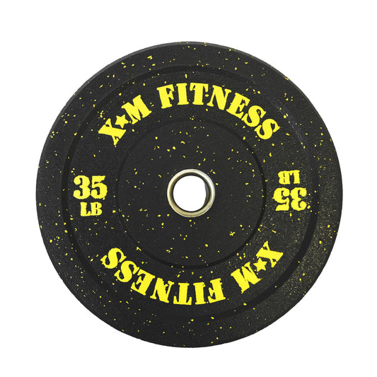 XM FITNESS 35lbs Crumb Rubber Bumper Plate