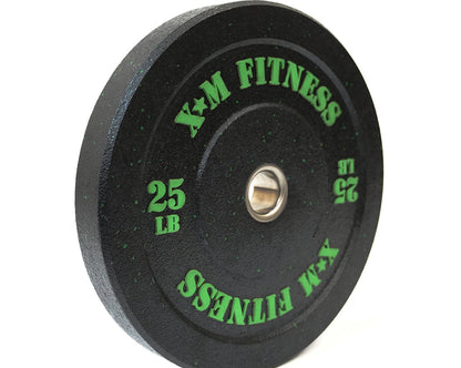 XM FITNESS 25lbs Crumb Rubber Bumper Plate