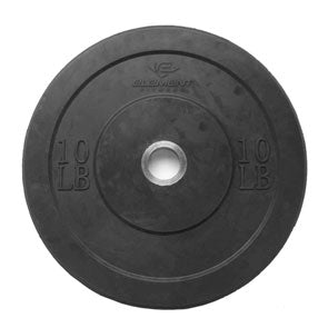 35lbs Element Commercial Bumper Plate 100-4154 Black