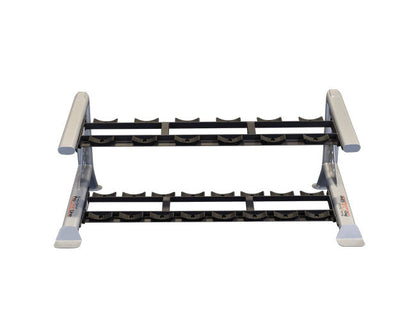 Body Solid SDKR500SD 2 Tier Saddle Dumbbell Rack Strength & Conditioning Canada.