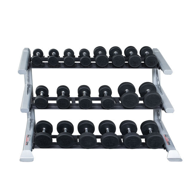 Body Solid SDKR1000SD 3 Tier Saddle Dumbbell Rack Strength & Conditioning Canada.