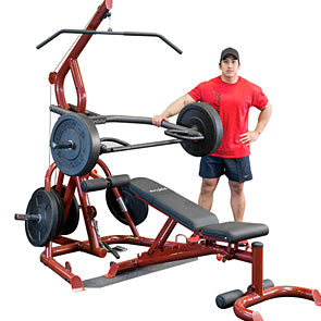 Body-Solid Corner Leverage Gym Package GLGS100P4 Strength Machines Canada.