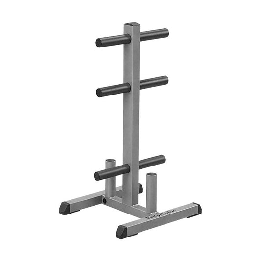 Body-Solid GOWT Olympic Plate Tree & Bar Holder Strength & Conditioning Canada.