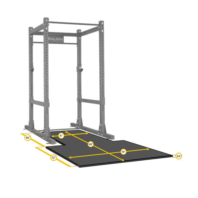 Body-Solid Power Rack Floor Mat SPRPLATFORM Flooring Canada.