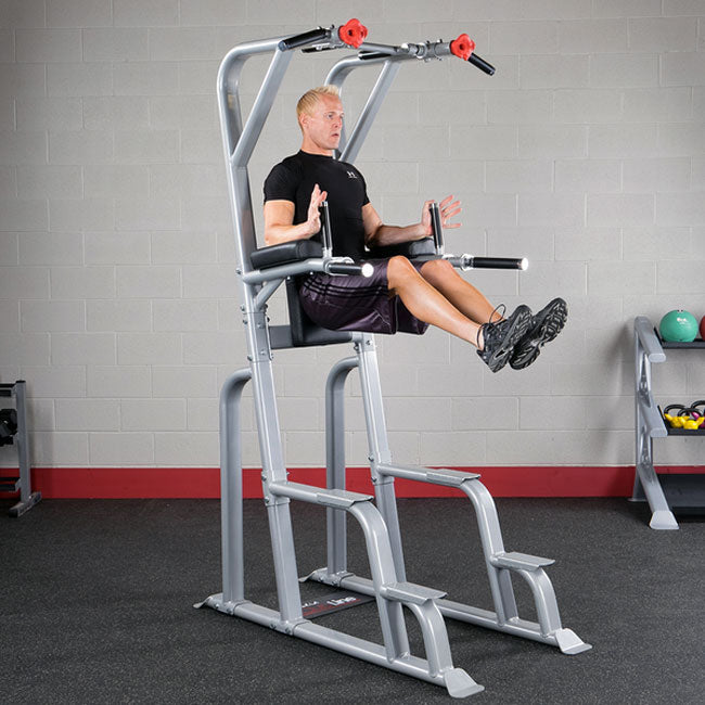 Body Solid SVKR1000 Pro ClubLine Vertical Knee Raise Strength Machines Canada.