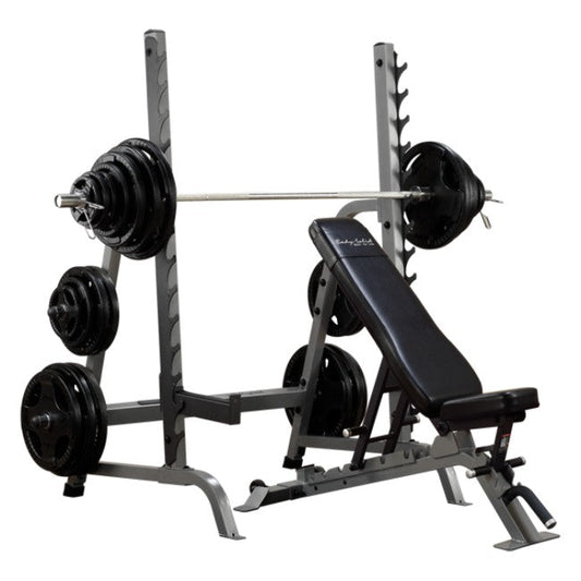 Body-Solid Bench Rack Combo SDIB370 Strength Machines Canada.