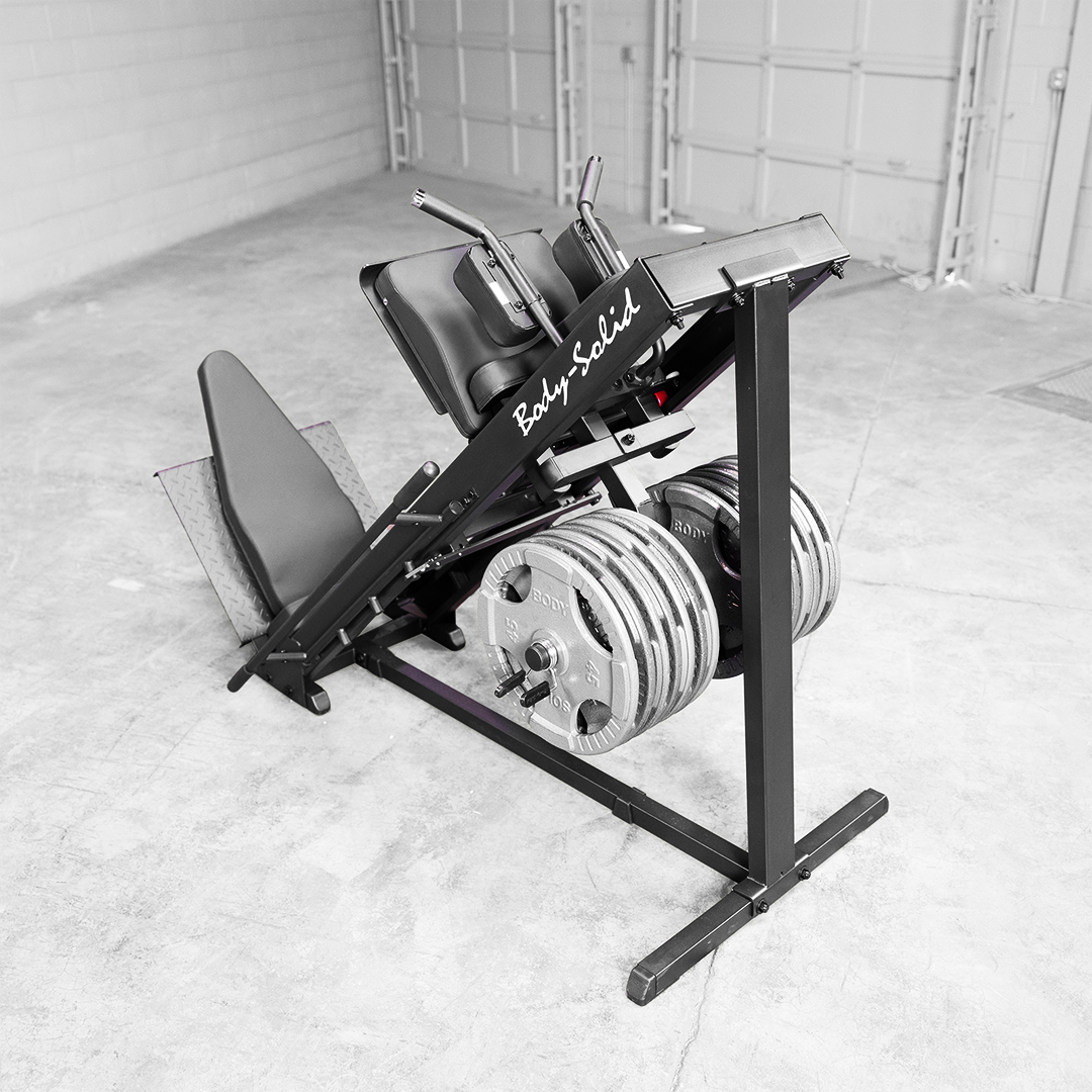 Body-Solid - GLPH1100B Leg Press & Hack Squat - Black Frame