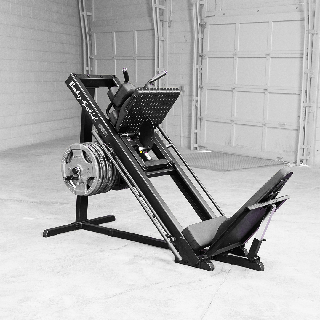 Body-Solid - GLPH1100B Leg Press & Hack Squat - Black Frame