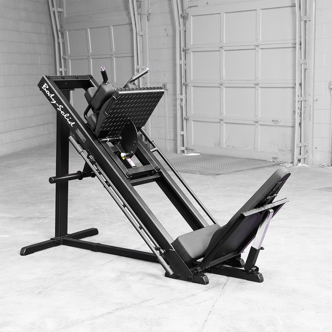 Body-Solid - GLPH1100B Leg Press & Hack Squat - Black Frame