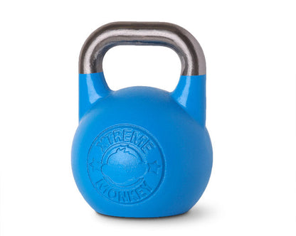 XM FITNESS 12kg Blue Competition Kettlebell Strength & Conditioning Canada.