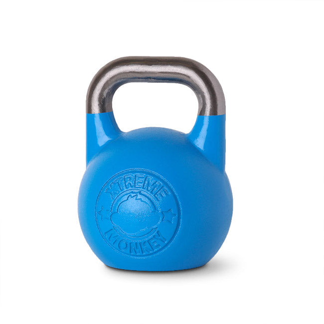 XM FITNESS 12kg Blue Competition Kettlebell Strength & Conditioning Canada.