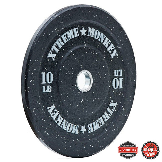 XM FITNESS 10lbs Crumb Rubber Bumper Plate Strength & Conditioning Canada.