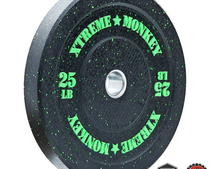 XM FITNESS 25lbs Crumb Rubber Bumper Plate Strength & Conditioning Canada.