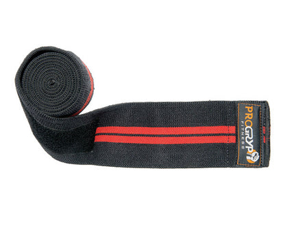 PRO-12 DELUXE VELCRO RED LINE KNEE WRAPS Fitness Accessories Canada.