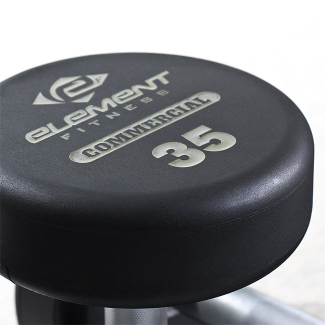 Element Fitness 5-50LB Round Dumbbell Set with Stand Strength & Conditioning Canada.