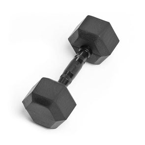 12lb Virgin Rubber Hex Dumbbell No Odour SDVR-12