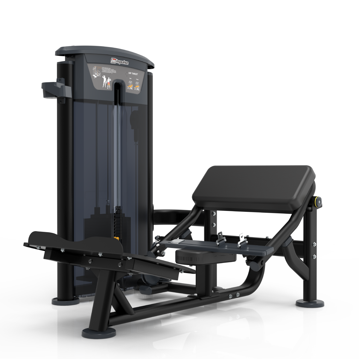 Element Fitness - 9538 Hip Thrust MERCURY BLACK 235lbs