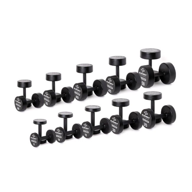 Element Fitness 5-50 Platinum Dumbbell Set with Stand Strength & Conditioning Canada.