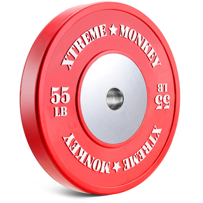 XM Fitness Elite Competition Bumper Plates Set Strength & Conditioning Canada.