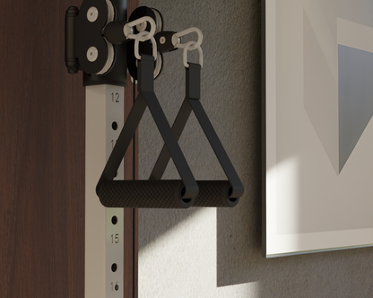 Flow 5 Walnut - Free Standing Functional Trainer / Wall Mounted