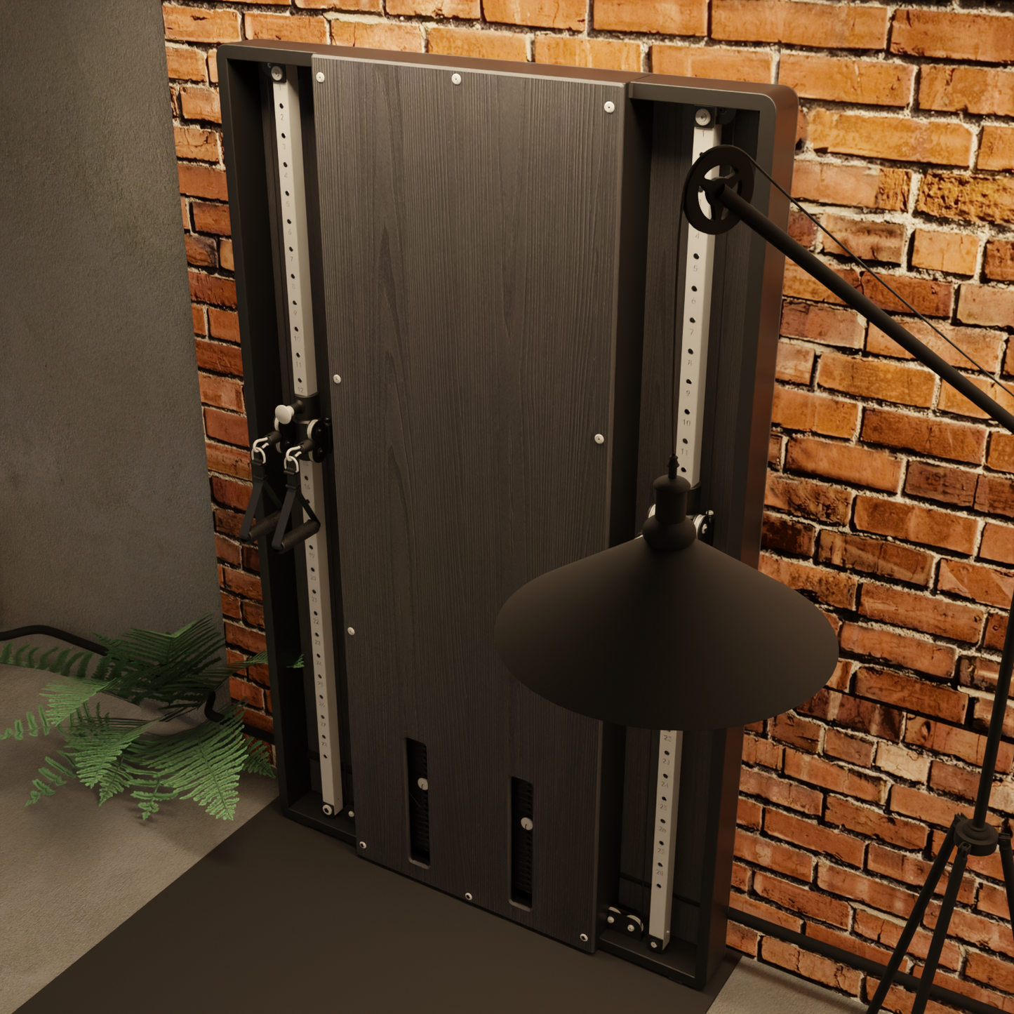 Flow 6 Black -  Wall Mounted Functional Trainer