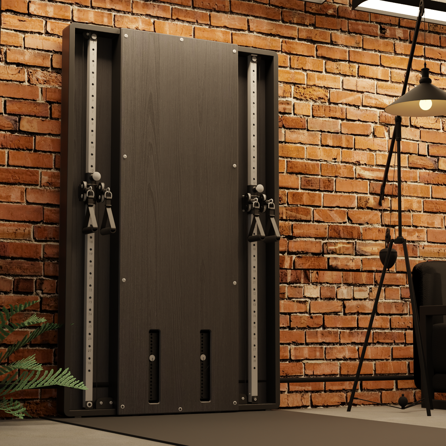 Flow 6 Black -  Wall Mounted Functional Trainer