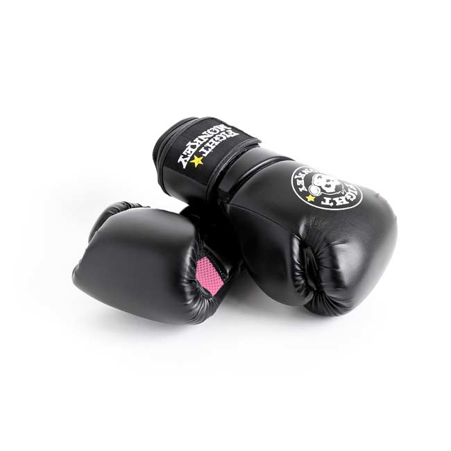 Fight Monkey 12oz Training Gloves - Pink Fitness Accessories Canada.