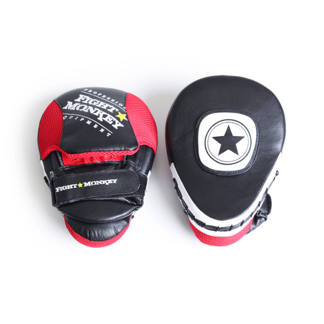 Fight Monkey Professional Series Leather Focus Mitts Fitness Accessories Canada.