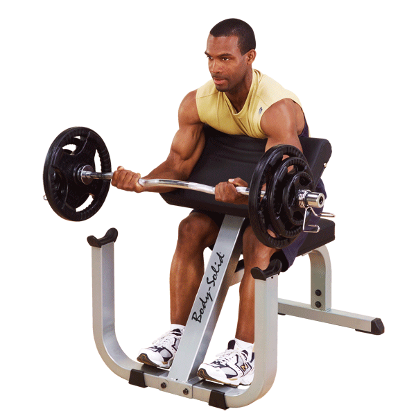 Body-Solid GPCB329 Preacher Curl Bench Strength Machines Canada.