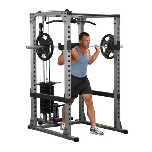 Body-Solid Pro Power Rack Set GPR378S Strength Machines Canada.