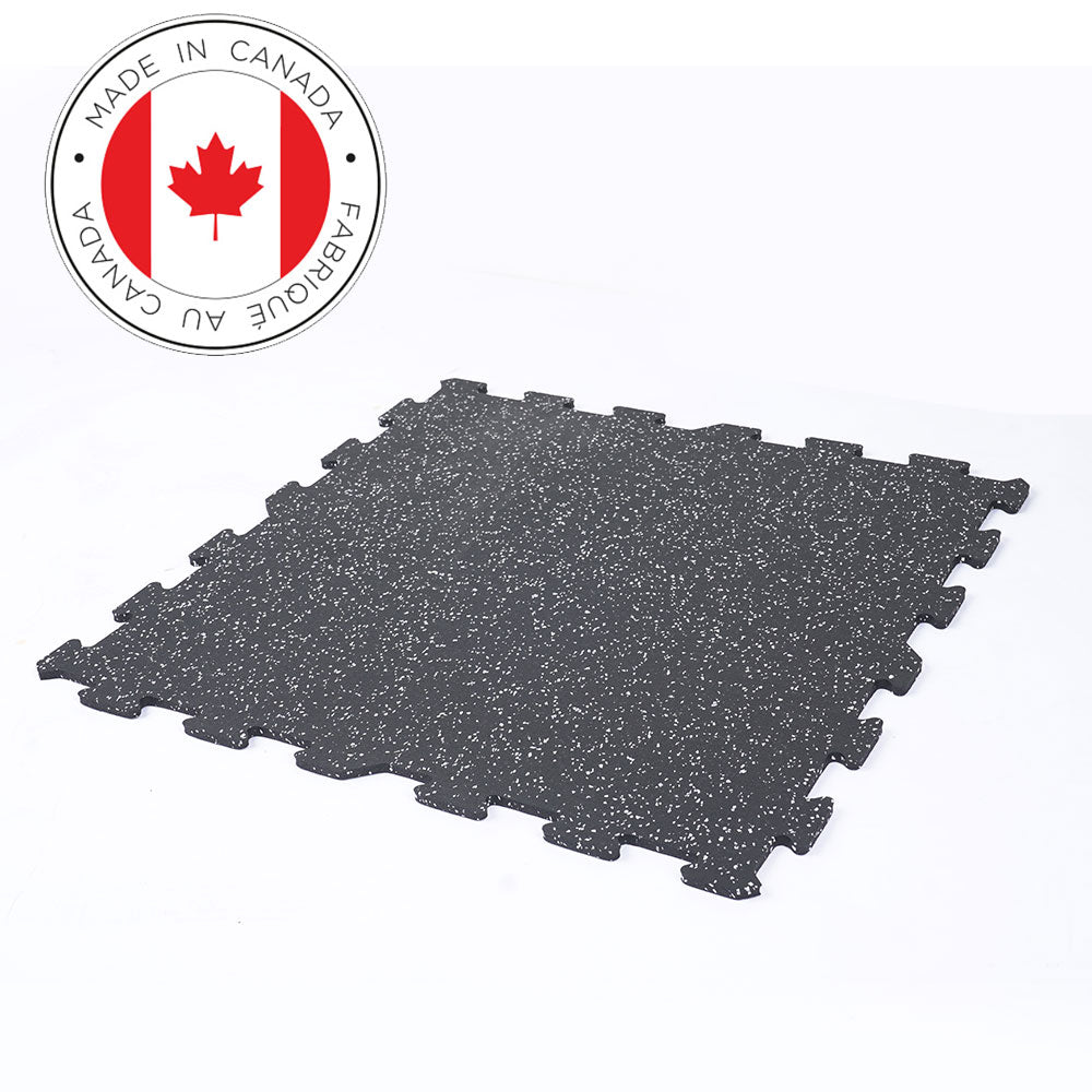 Gorilla 2 x 2 8mm Interlocking Rubber Tile - Gray