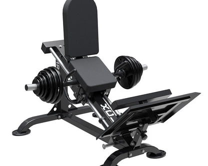 IRONAX XCL Compact Leg Press / Rubber Plate Set Strength Machines Canada.