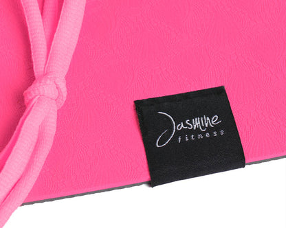 Jasmine Fitness Yoga Mat 6mm - Pink Fitness Accessories Canada.