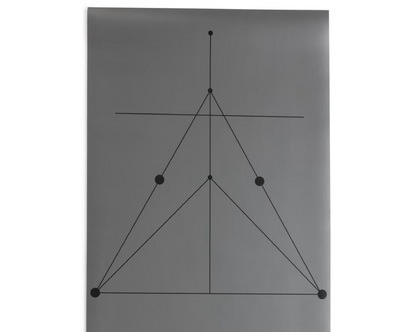 NordicTrack - 4mm Reversible Yoga Mat - Gray/Gray