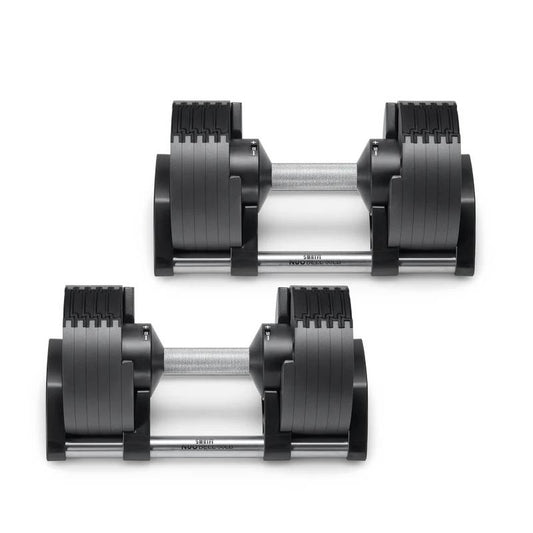 SMRTFT Nüobells - 5-50lb Adjustable Dumbbell Pair - Classic