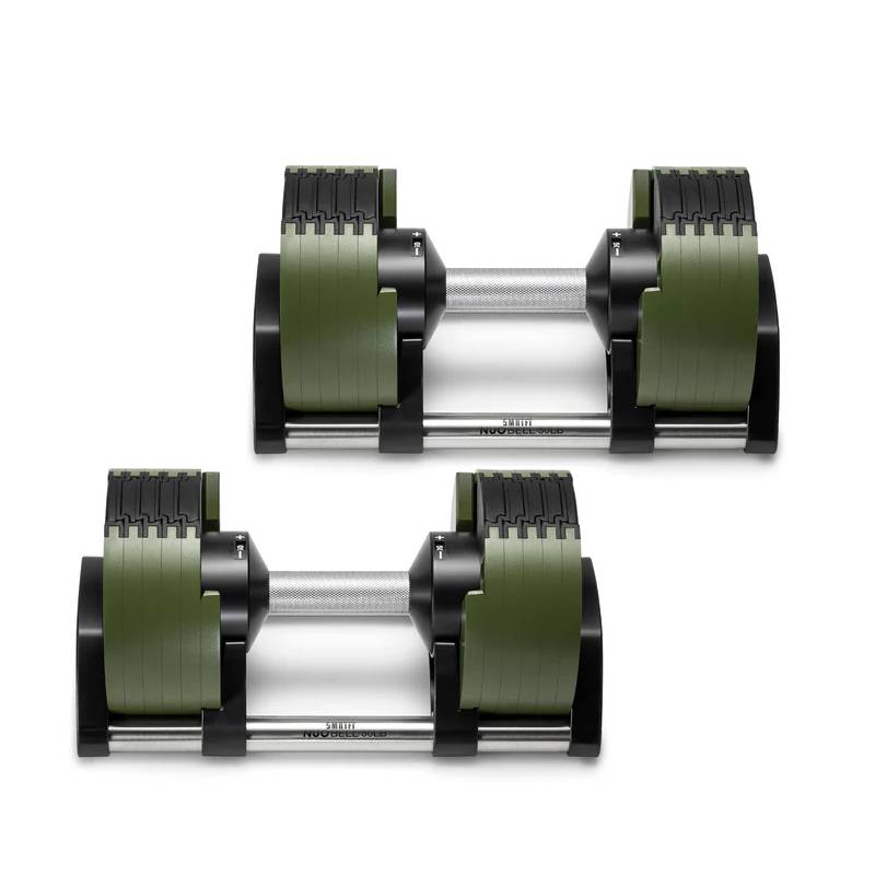 SMRTFT Nuobells - 5-50lb Adjustable Dumbbell Pair - Tactical