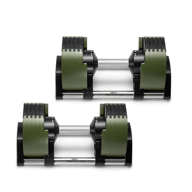 SMRTFT Nüobells - 5-50lb Adjustable Dumbbell Pair - Tactical