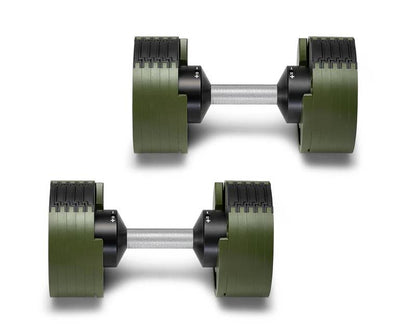 SMRTFT Nuobells - 5-50lb Adjustable Dumbbell Pair - Tactical