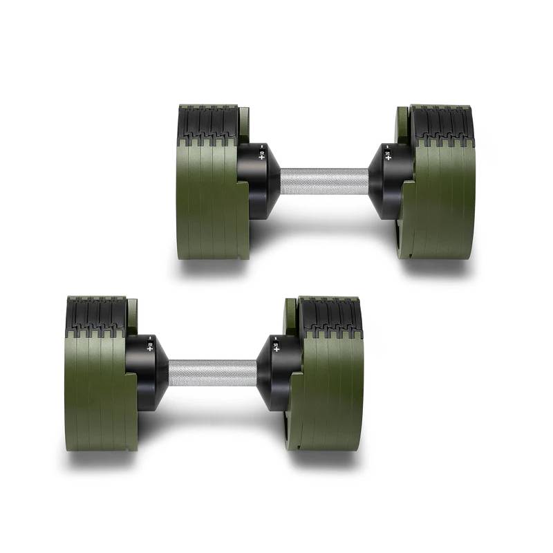 SMRTFT Nuobells - 5-50lb Adjustable Dumbbell Pair - Tactical