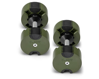 SMRTFT Nuobells - 5-50lb Adjustable Dumbbell Pair - Tactical