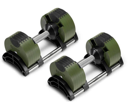 SMRTFT Nuobells - 5-50lb Adjustable Dumbbell Pair - Tactical