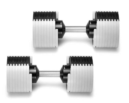 SMRTFT Nüobells - 5-80lb Adjustable Dumbbell Pair - Ash