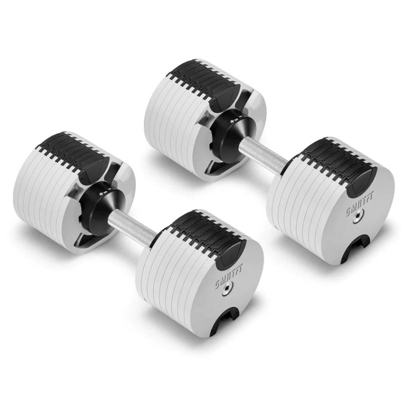 SMRTFT Nüobells - 5-80lb Adjustable Dumbbell Pair - Ash