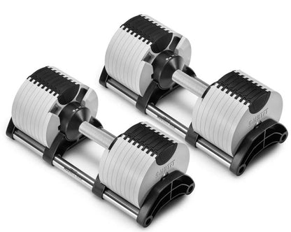 SMRTFT Nüobells - 5-80lb Adjustable Dumbbell Pair - Ash