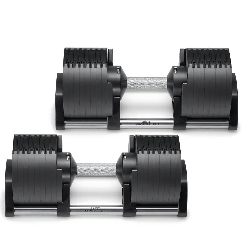 SMRTFT Nüobells - 5-80lb Adjustable Dumbbell Pair - Classic