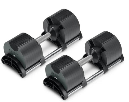 SMRTFT Nüobells - 5-80lb Adjustable Dumbbell Pair - Classic