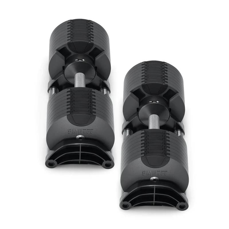 SMRTFT Nüobells - 5-80lb Adjustable Dumbbell Pair - Classic